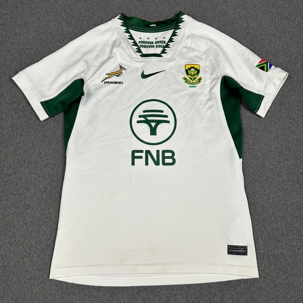 Nike South Africa Springboks Rugby Jersey Away White FNB Youth L IB6873-100